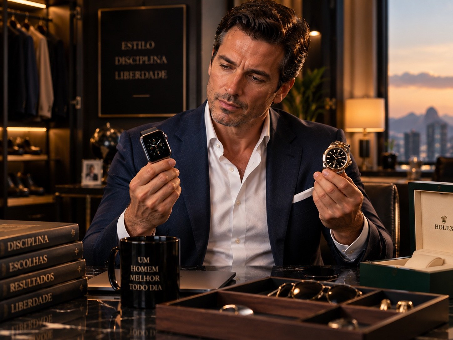 smartwatch ou relogio tradicional multiverso alpha